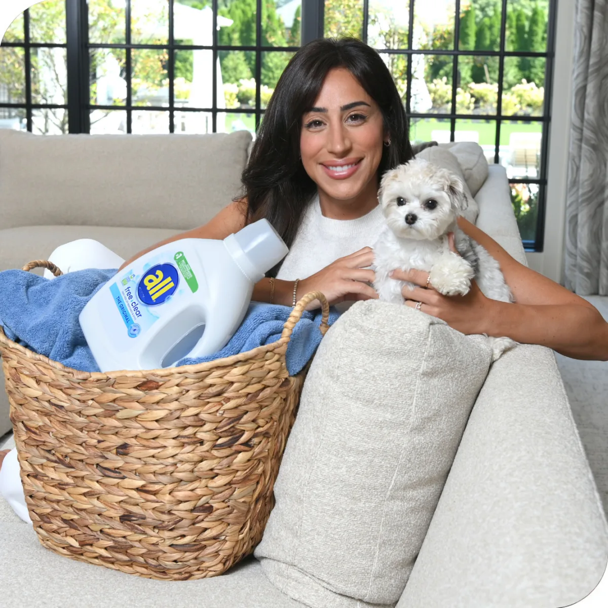 Danielle Jonas during an all free clear photo shoot with a Chicago influencer marketing firm.