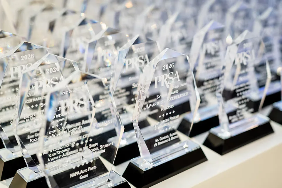 Sweet Success! Chicago PR Agency H5 Wins 2026 PRSA Chicago Skyline and PCC Golden Trumpet Awards