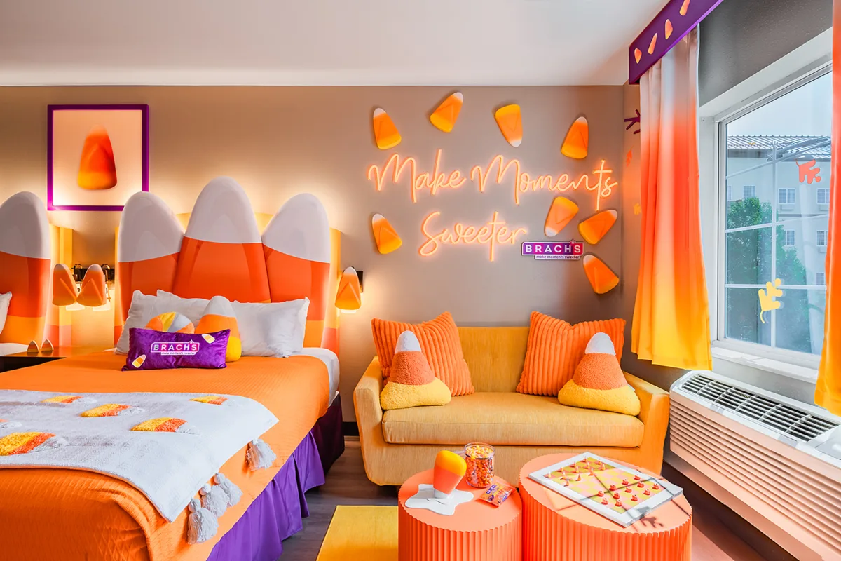 a sweet getaway for candy corn superfans